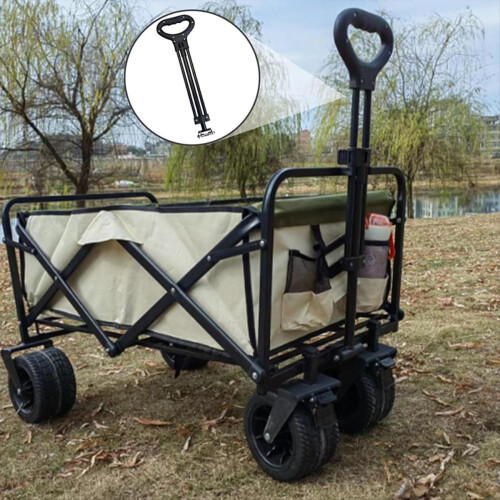 Wagon Handle Replacement Expansion Cart Handle Wagon Pull Up Handles Spare Replacement Stroller Wagon Push Handle 2