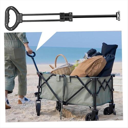 Wagon Handle Replacement Expansion Cart Handle Wagon Pull Up Handles Spare Replacement Stroller Wagon Push Handle 1