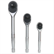 Ratchet Wrench 24 Tooth Quick Release 1/4 Inch 3/8 Inch 1/2 Inch Socket Automotive Nut Reversible Drive Wrench