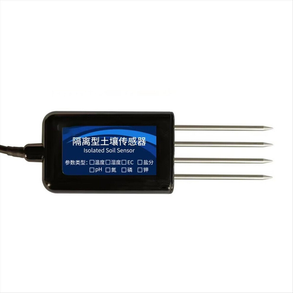 Isolated Soil Sensor Temperature Humidity Nitrogen Phosphorus Potassium Ph Value Salt Rs485 Detector 4852469864145