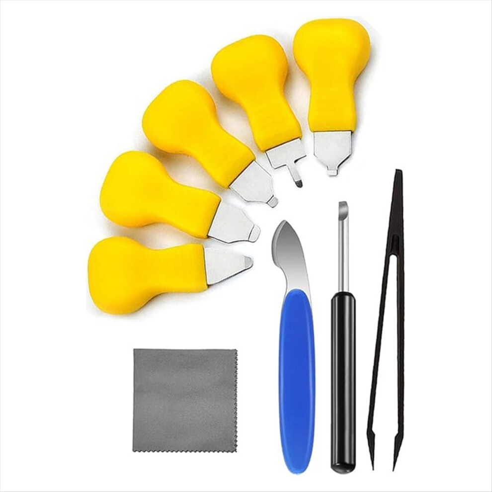 Watch Back Removal Tool, 9 In 1 Watch Battery Replacement Tool Kit, Opener Remover Tools And Anti-Static Tweezers B 4851434140383