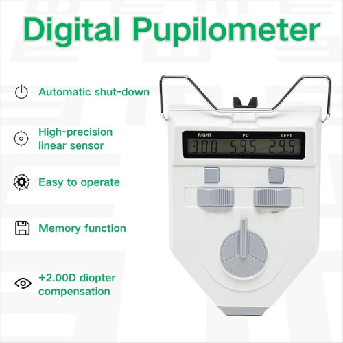Optische digitale pupilmeter, PD-meter, pupilafstandsmeter 45-82 mm 1