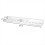 Acryl-Wandscherenhalter mit 12 Fächern, transparent, 40 cm breit, 3 mm dick, 2er-Pack 2