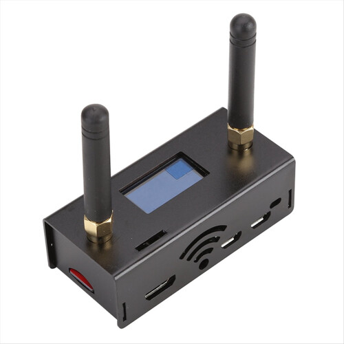 Supporto hotspot duplex assemblato P25 DMR NXDN con custodia per scheda Zero W OLED + antenna 16G
