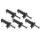 Bricklaying Wire Drawer Brick Leveling Line Runner Puller for Construction Building Fixer Measuring Tools Black 5PCS 2