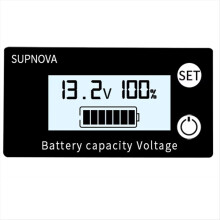 Indicatore di capacità della batteria DC 8V-100V Piombo Acido Litio LiFePO4 Auto Moto Voltmetro Misuratore di tensione 12V 24V 48V 72V B