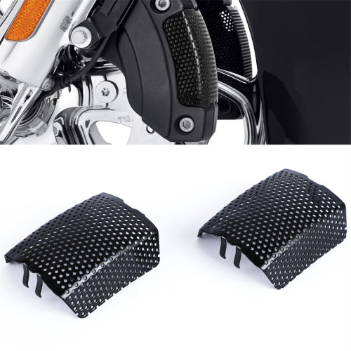 Motorcycle Front Brake Caliper Covers Brake Caliper Screen Inserts for Road Glide 1