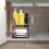 2 Pack Storage Stackable Kitchen Laundry Organizers with Bamboo Top, Wall Mount Large Trash Bag Holder and Standard 4