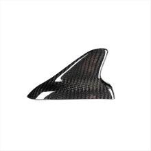 Car Fin Carbon Fiber Roof Antenna Aerial Cover Trim for 2010-2015