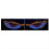 1 ζεύγος LED αυτοκινήτου Dynamic Devil Eye Light Sticker USB Car Eyes Lights Lights, B 1