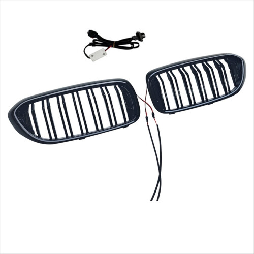 Μπροστινή μάσκα νεφρών, μάσκα LED Light Racing, φωτεινές γρίλιες για τη σειρά 5 G30 2017-2020