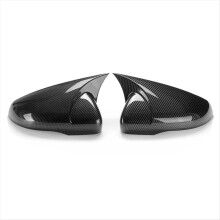 Car Rearview Mirror Cover for Golf 6 MK6 2011-2015 Side Mirror Cap Carbon Fiber Pattern