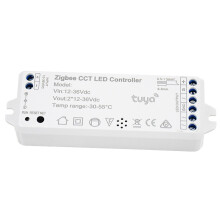 Tuya Zigbee 2811cob DC12V 36V ovládač LED pásov, ovládač fantasy svetelných pásov s funkciou snímania zvuku