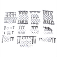 Kit completo di bulloni motore per 265 283 305 327 350 400 Kit bulloni motore Small Block in acciaio inossidabile con set esagonale
