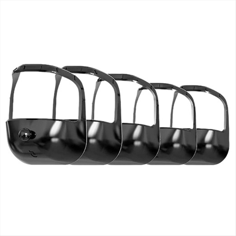 5Pcs Beard Styling Template French Beard or Goatee Shaving Template Whisker Shaping Tool Black