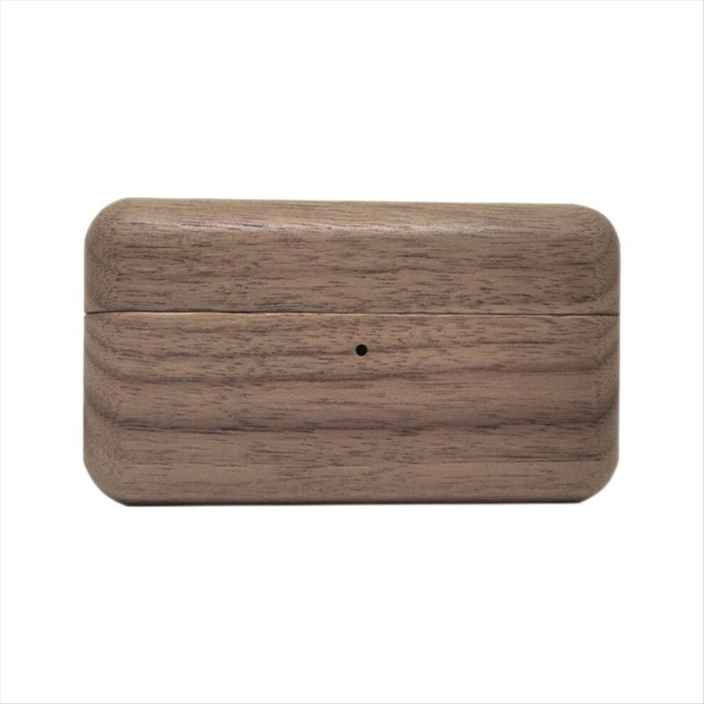 For Eah-Az100 Walnut Protective Case Wireless Bluetooth Headphone Charging Box Cover Hard Sleeve B 4852469812696