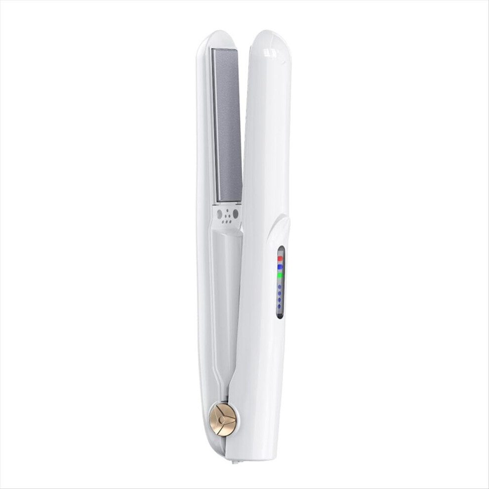 Cordless Hair Straightener and Curler Mini Cordless Portable Travel Straight Curl Support USB Charging
