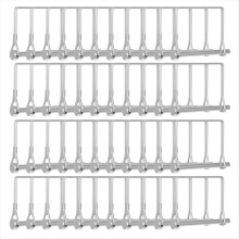 40 stuks vierkante koppelingspen 1/4 inch veiligheidsas borgpen draad aanhangwagenpen koolstofstalen aanhangwagenkoppeling voor boerderijen