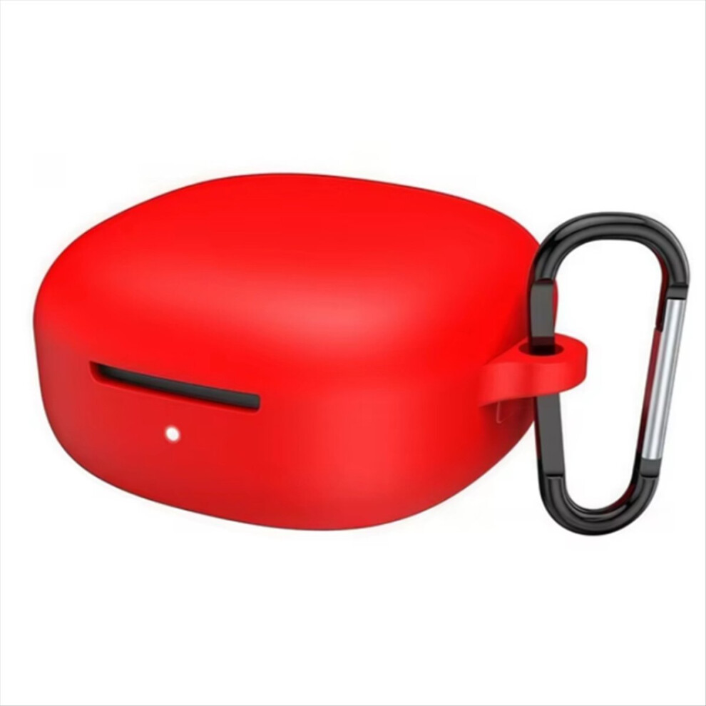 For Buds 6 Play Silicone Earphone Case Bluetooth Headset Protective Cover Shockproof Cover With Keychain Red 4852469817196