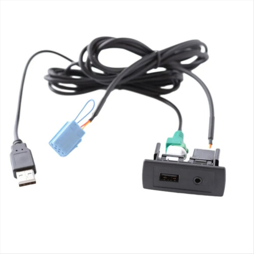 Καλώδιο σύνδεσης υποδοχής Aux USB Προσαρμογέας διανομέα USB για W447 Smart 450