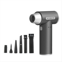 Handheld Fan 100000RPM High Power Air Blower Violent Turbo Fan Air Dust Blower Car Vacuum Cleaner Set