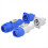 10pcs Powercon Connector Input and Output Set, Suitable for Nac3fca Powercon Power Connector Plug White 2