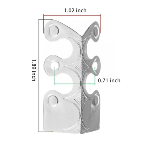 10PC Skiffers Baseboard Corner Protectors,Solid Brass Skirting Board Protectors,Baseboard Corner Protectors Silver 2