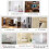 10PC Skiffers Baseboard Corner Protectors,Solid Brass Skirting Board Protectors,Baseboard Corner Protectors Silver 6