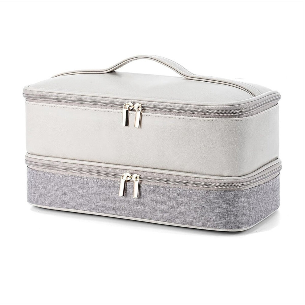 Travel Carrying Case for / Flex Style Storage Bag Double Layer Hair Dryer Attachment Organizer
