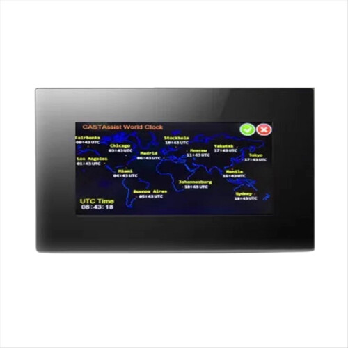 Tela capacitiva inteligente com carcaça, 7 polegadas, interação homem-máquina (HMI), versão em inglês, NX8048P070-011C-Y