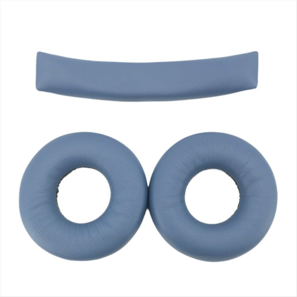 Replacement Leather Earpads & Headband Cover For Wh-Ch500 Ch510 Ch520 Comfortable Headphone Cushions Blue 4852469817349