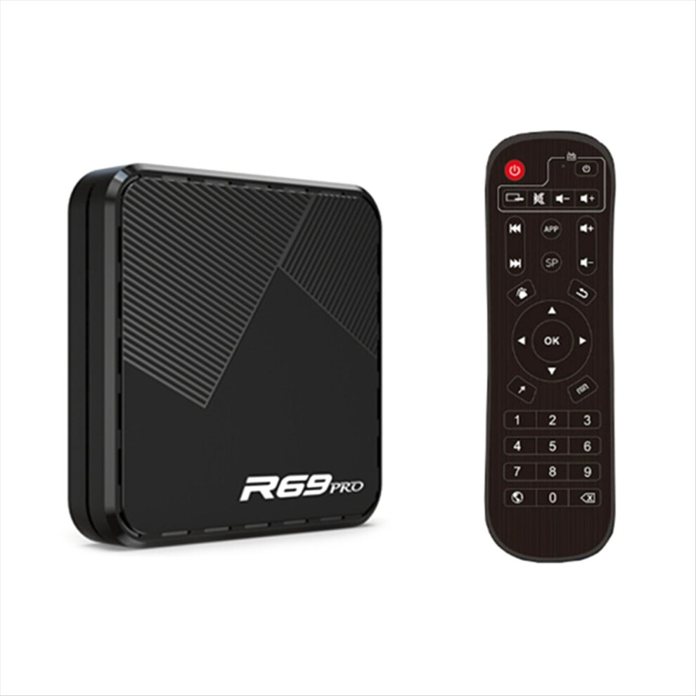 R69 Pro Android 14 Tv Boxs Voice Control Smart Theater Wifi6 1000M Lan Bluetooth 8K 4K Video Free Live Tv Eu Plug 4852469821636