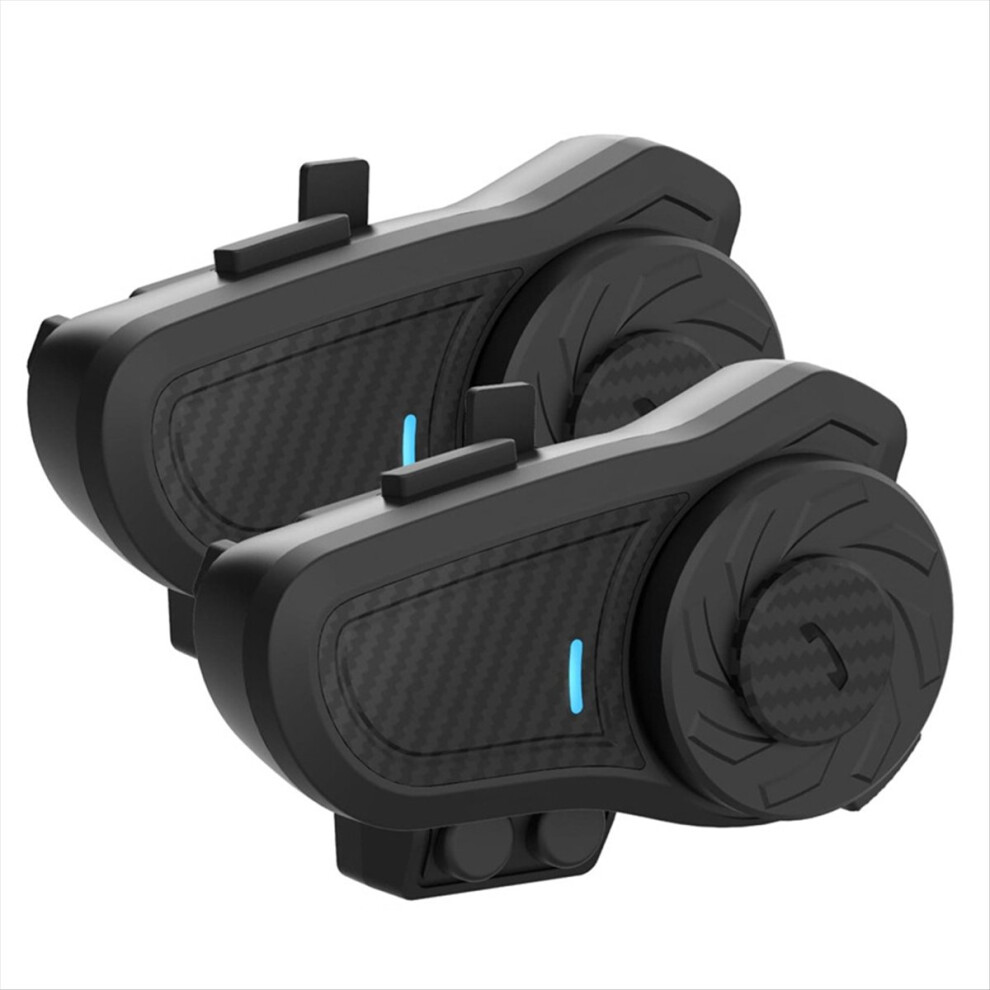 1Pair Motorcycle Intercom, Helmet Headset Wireless Communication System To 800M With & Noise Cancellation 4852469898775