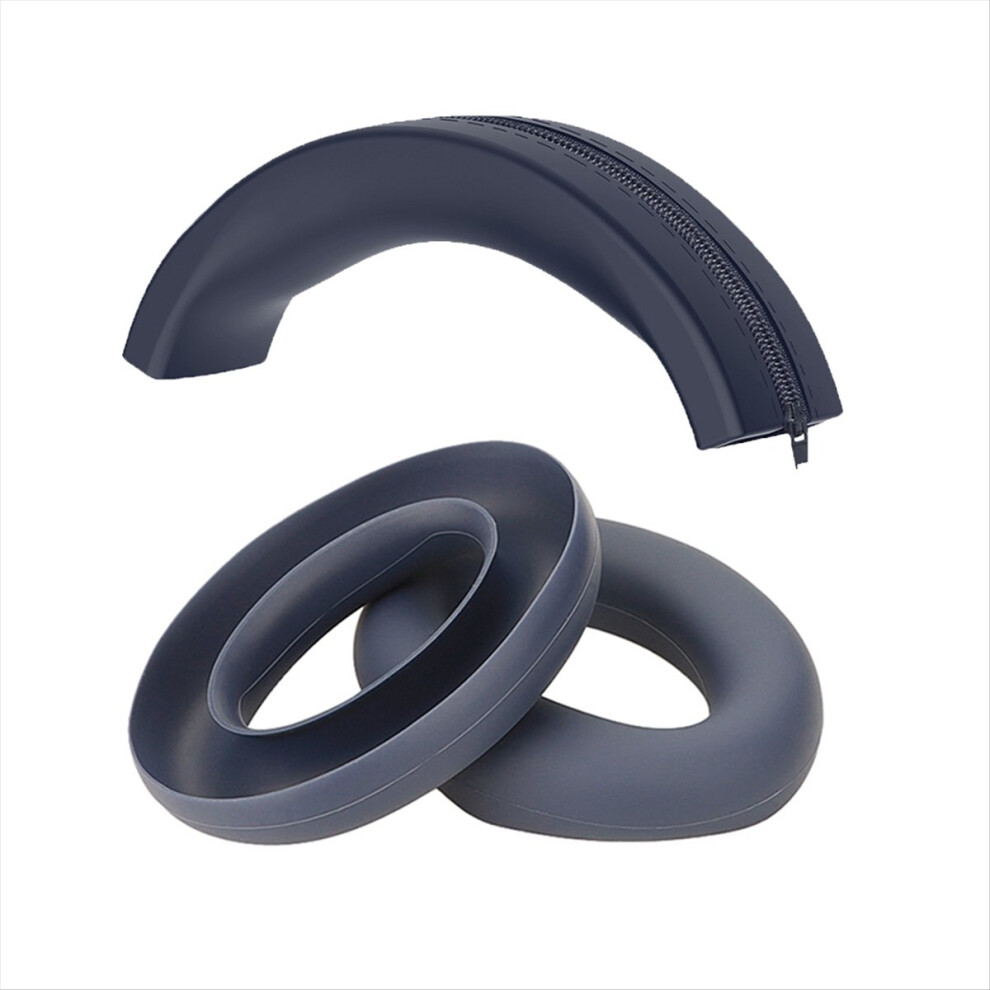 Ear Pads+Head Beam Kit For Q20i Headphone Headset Silicone Protective Case Earmuff Head Beam Repair Parts D 4852469812450