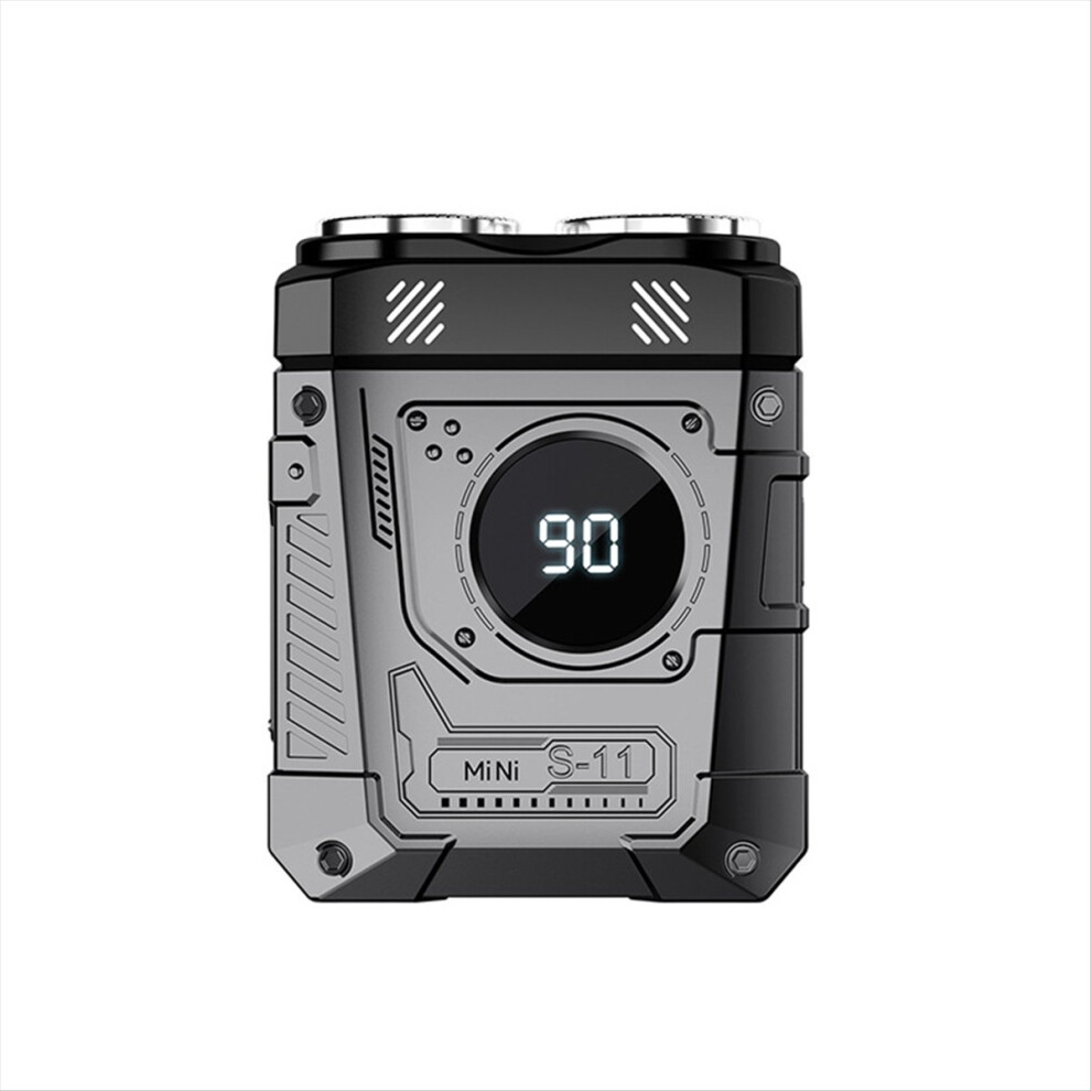 Mini Electric Smart Shaver Household Car Shaver Digital Display Dual Blade Shaver Powerful Beard Trimmer Tool 36dB