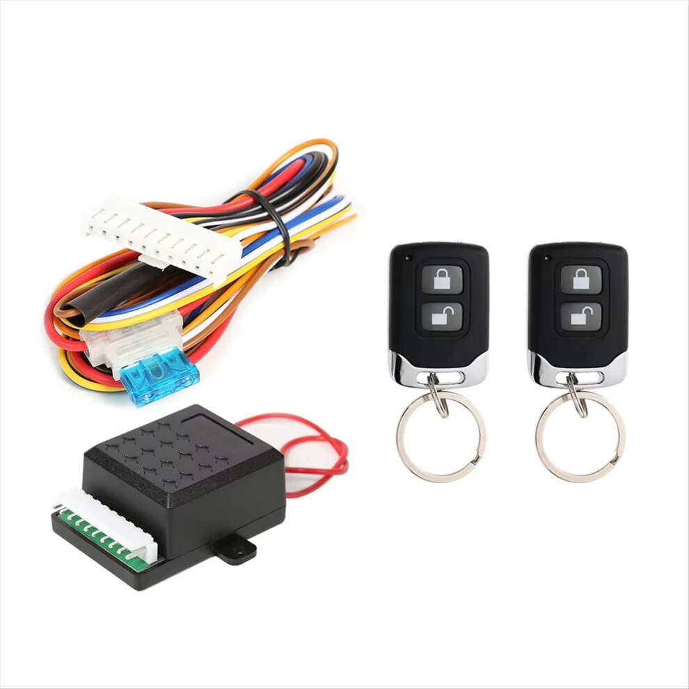 Universal Car Remote Central Door Lock Kit Keyless Entry Alarm System Smart Anti-Theft Alarm 4852469833349