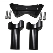 Elevadores de guidão de 4 polegadas com abraçadeira superior para guidão de 1 polegada Dyna FXDWG FXDL