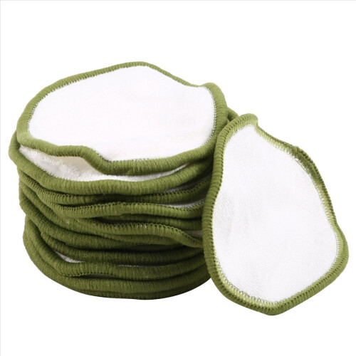 Absorventes de bambu reutilizáveis - ultramacios, ecológicos, conjunto para presente com bambu vegano. 1