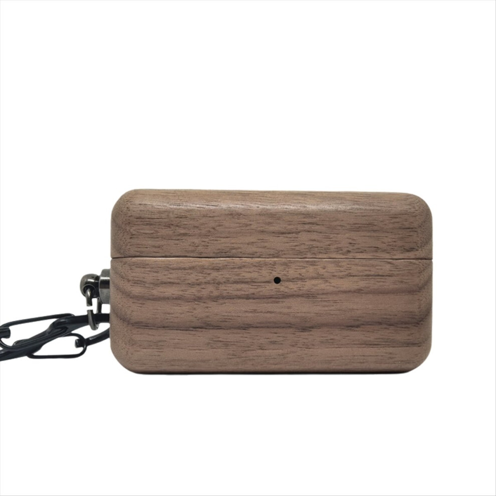 For Eah-Az100 Walnut Protective Case Wireless Bluetooth Headphone Charging Box Cover Hard Sleeve A 4852469812702