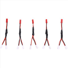 5 pezzi 2 pin JST connettore spina connettore cavo filo per giocattoli RC batteria lampada LED maschio a 2 vie PH2.0