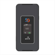 Roteador Wi-Fi de bolso 5G, bateria de 8000mAh, Wi-Fi 6, Hotspot móvel de banda dupla 5G, 1800Mbps, tela colorida, roteador portátil 5G/4G LTE (UE).