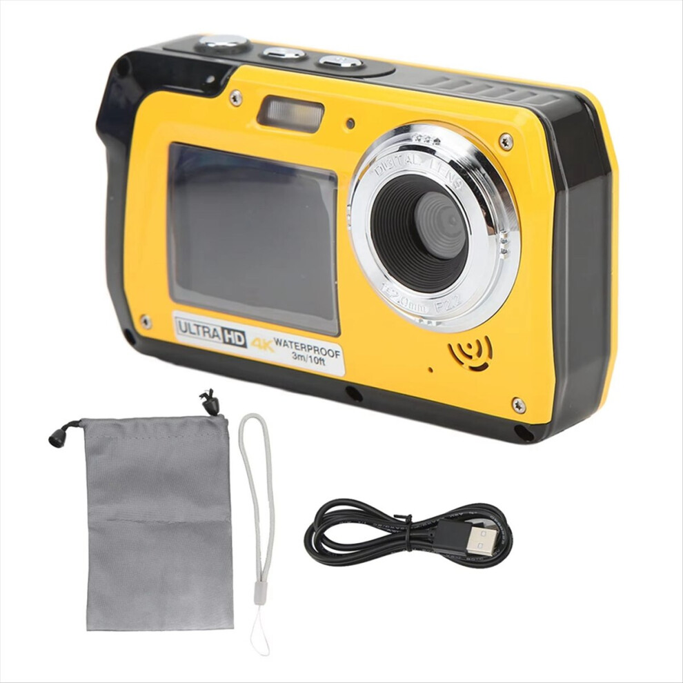 4K 56Mp Dual Screen Digital Camera 18X Digital Zoom 10Ft Waterproof Video Camera For Outdoor Underwater Video Camera 4852469851114
