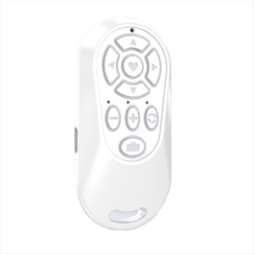 Wireless Bluetooth-Compatible Remote Control Button Controller Self-Timer Camera Stick Shutter Release Phone Black