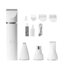 Pet Hair Trimmer Grooming Set, Low Noise Claw Trimmer, Rechargeable Cordless Silent Nail Grinder