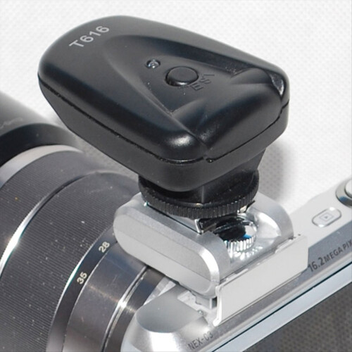 Flash Trigger Adapter Silver for NEX-3/C3/F3 NEX-5/5N/5R/5C/5T Camera Black 2
