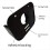 Suporte de parede para TV Box de 1/2/3/4 polegadas, com proteção e fixação segura. Preto. 4