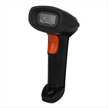 Leitor de código de barras 2.4G sem fio 1D 2D QR, com conexão USB e fio, para sistemas POS e controle de estoque em armazéns.