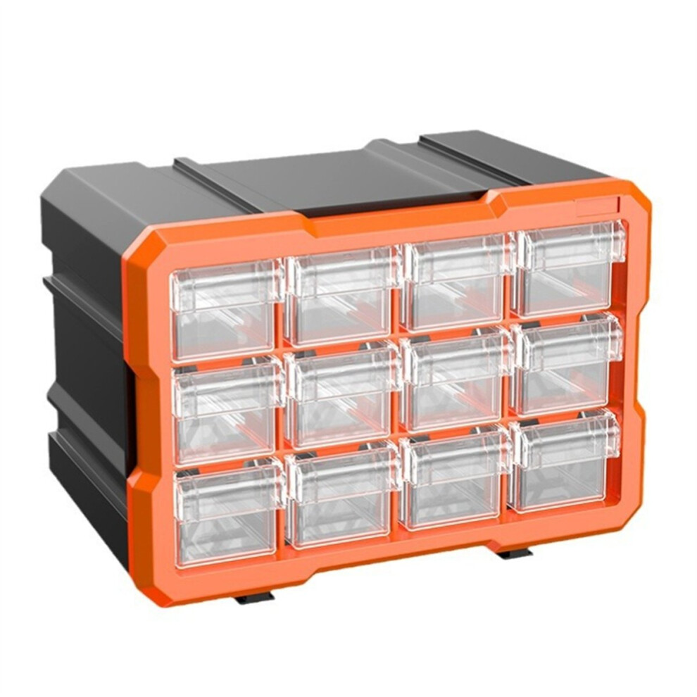 Hardware Tool Partition Storage Box Nuts Bolts Screws Parts Container Electronic Products Storage Drawer Cabinet 4852469813426