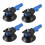 4 ventosas côncavas de 75 mm (3 polegadas) para bomba de vácuo manual de alta resistência com pino roscado M6 1