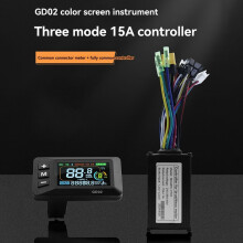 36V 48V 15A Brushless Controller GD02 Meter LCD Display 24V-60V+Throttle Kit for Electric Scooter E-Bike Repair Kit